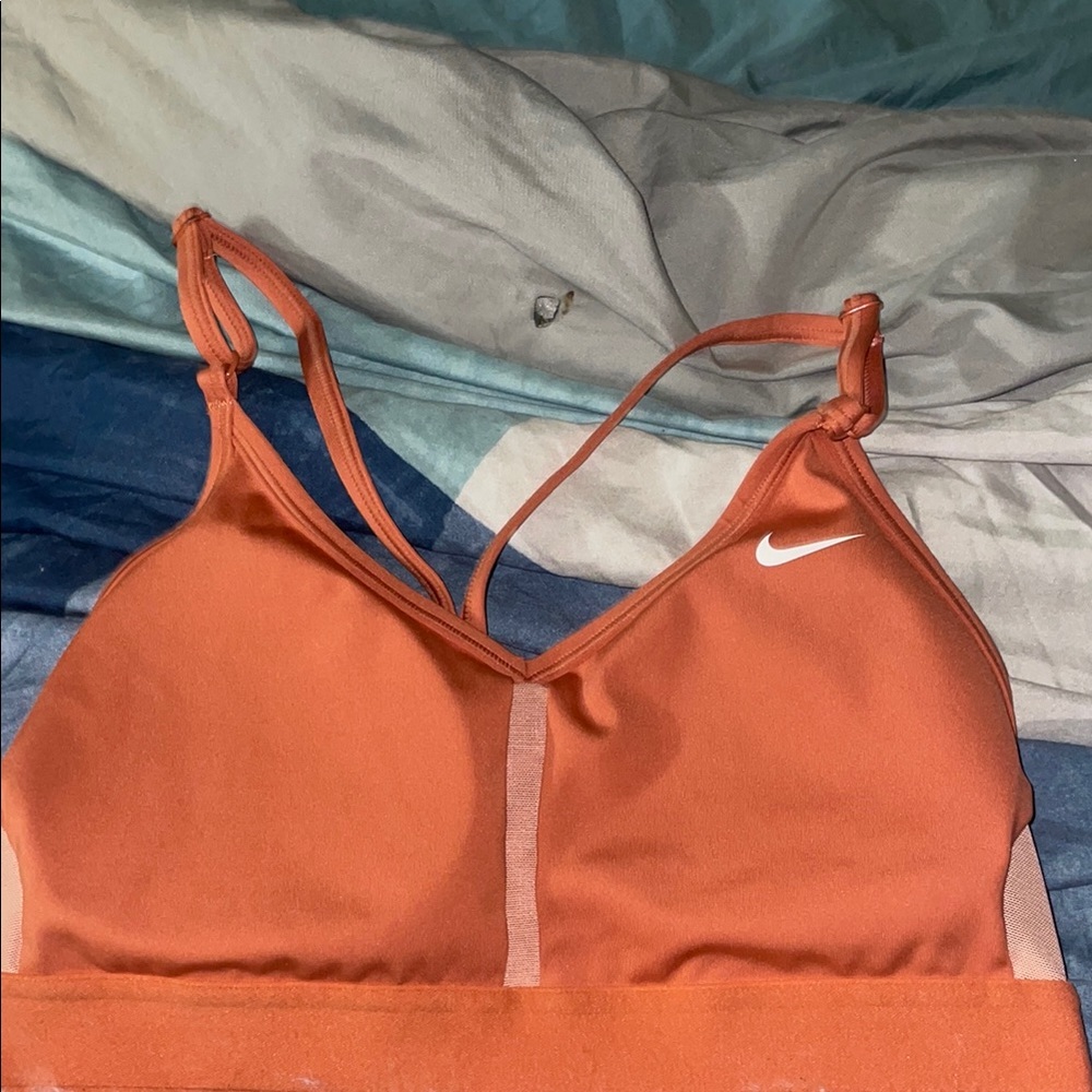 Nike Women's Orange Sports Bra